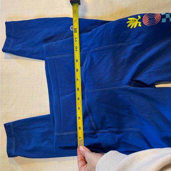 Lululemon Athletica Fast & Free 7/8 Tight (Nulux 25") Jet Stream Blue - Picture 6 of 8